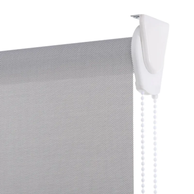 BERTEX - Cortina Roller Sunscreen Gris 140x240 cm Persiana de altura ajustable