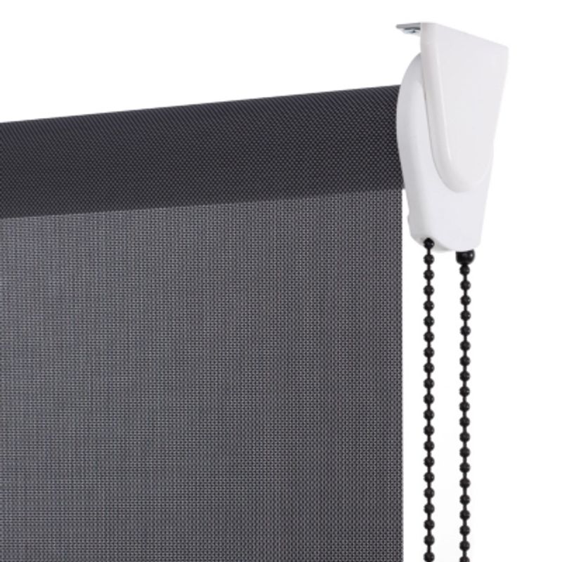 BERTEX - Cortina Roller Sunscreen Grafito 80x240 cm Persiana de alto ajustable