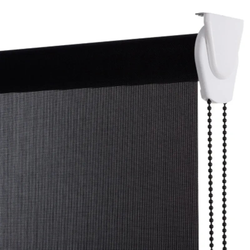 BERTEX - Cortina Roller Sunscreen Negra 165x240 cm Persiana de altura ajustable