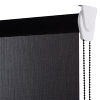 Cortina Roller Sunscreen Negra 170x240 cm Persiana de altura ajustable