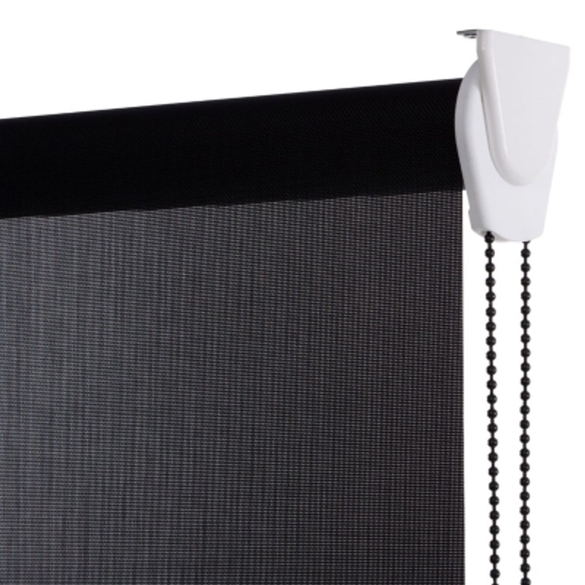 BERTEX - Cortina Roller Sunscreen Negra 195x240 cm Persiana de altura ajustable