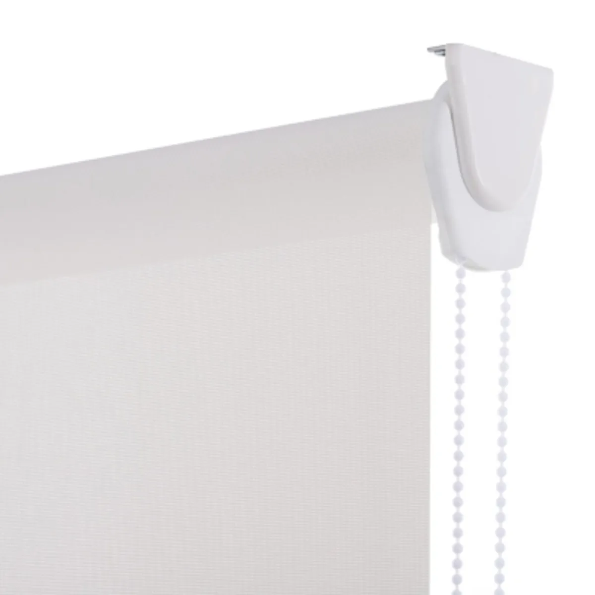 BERTEX - Cortina Roller Sunscreen Blanca 105x240cm Persiana de altura ajustable