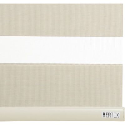 Imagen 2 del producto Roller Duo Blackout Zebra Día-Noche Beige 170x170 cm Altura ajustable
