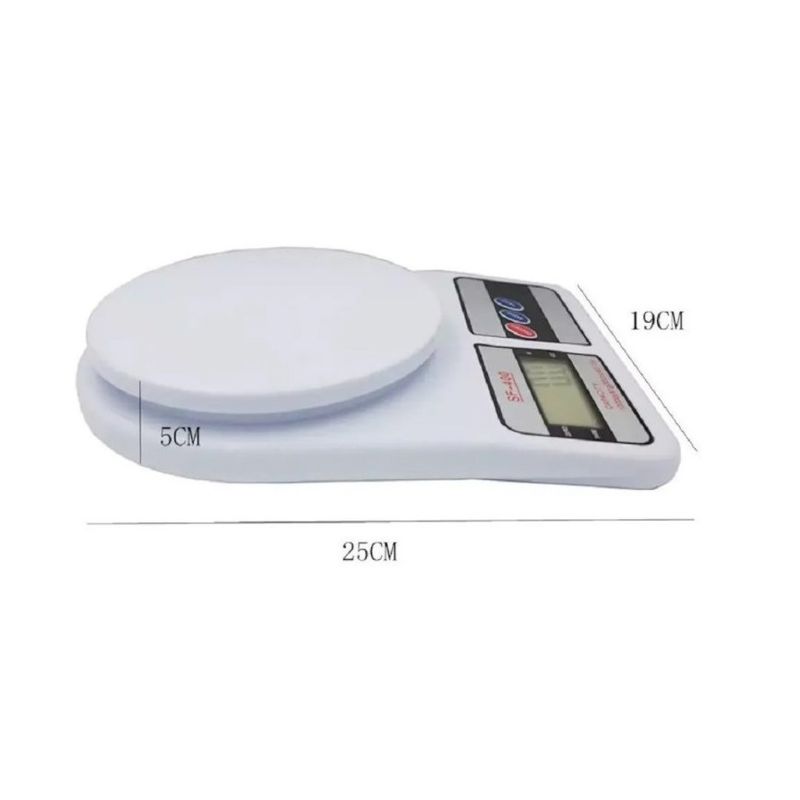 GENERICO - Pesa Digital Balanza Comercio De Cocina 1g a 10kg