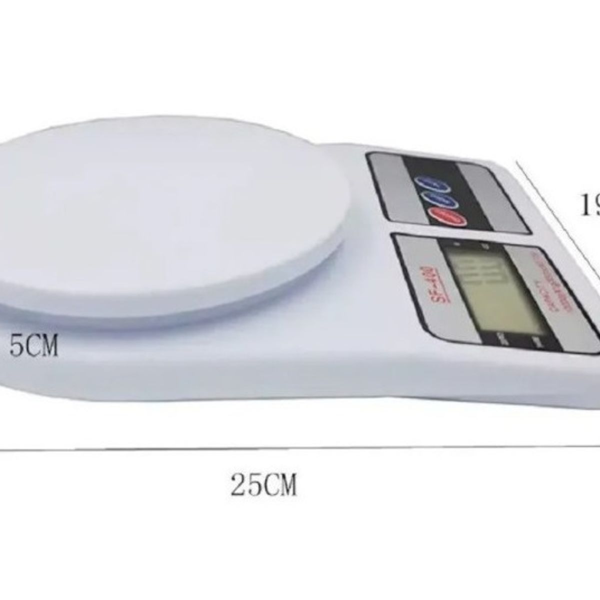 GENERICO - Balanza Digital Fitness 1g a 10kg  Ideal para Comidas Suplementos y Control de Dieta