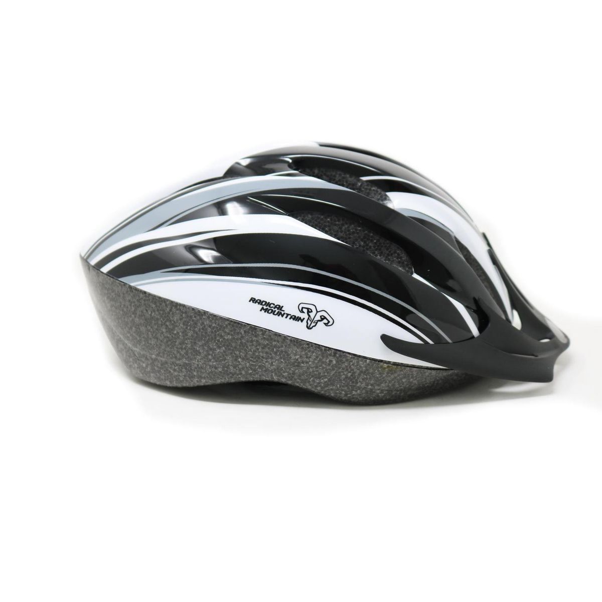 RADICAL MOUNTAIN - Casco Radical Mountain MTB V10 Negro Blanco L 58-62cm