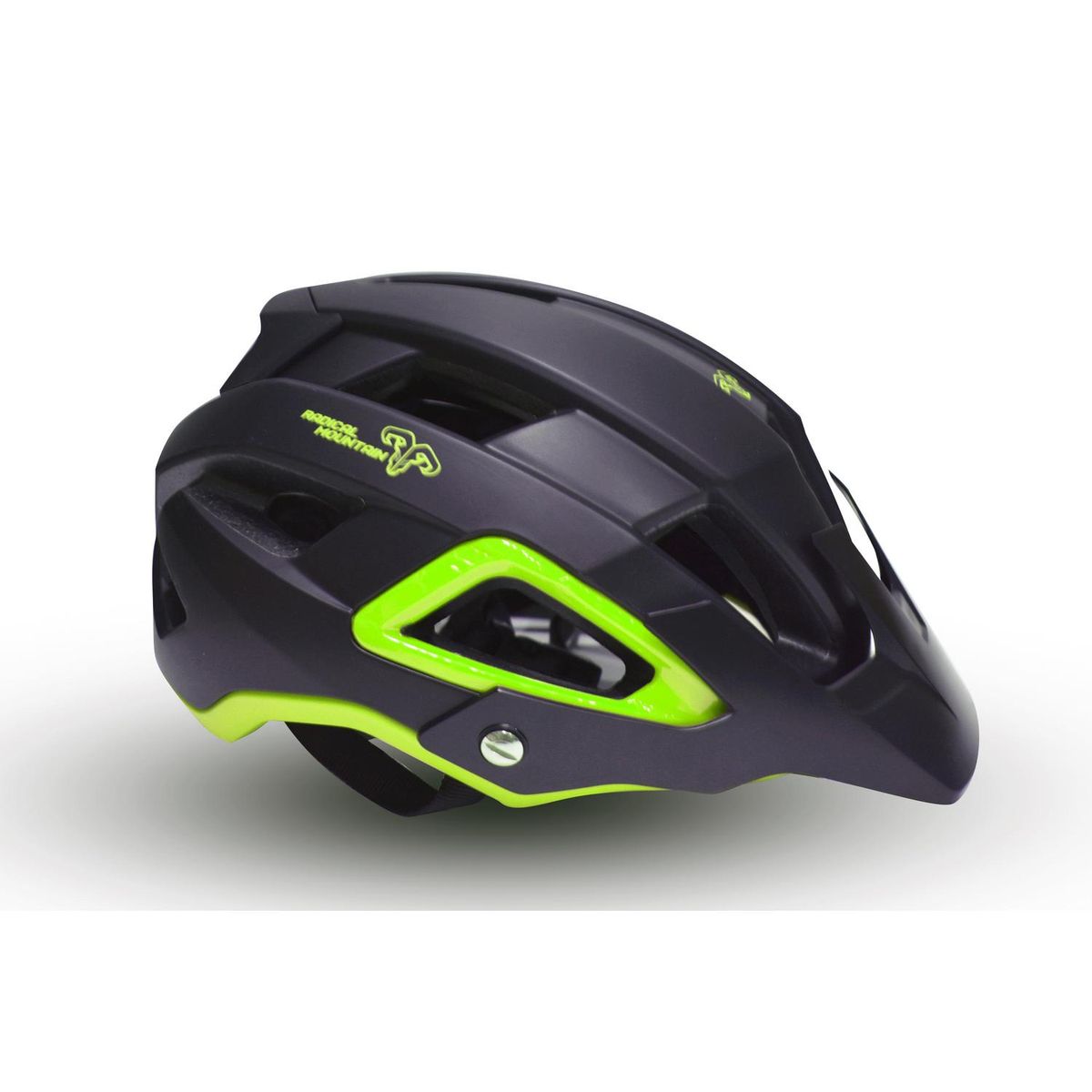 RADICAL MOUNTAIN - Casco Radical Mountain Super Vent Negro Verde L 58-62cm