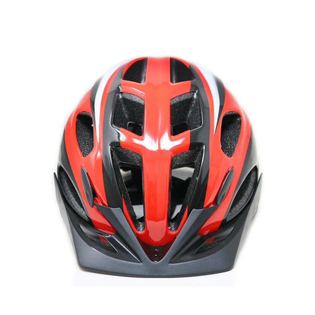 RADICAL MOUNTAIN - Casco Radical Mountain MTB Con Luz Rojo Negro L 58-61cm