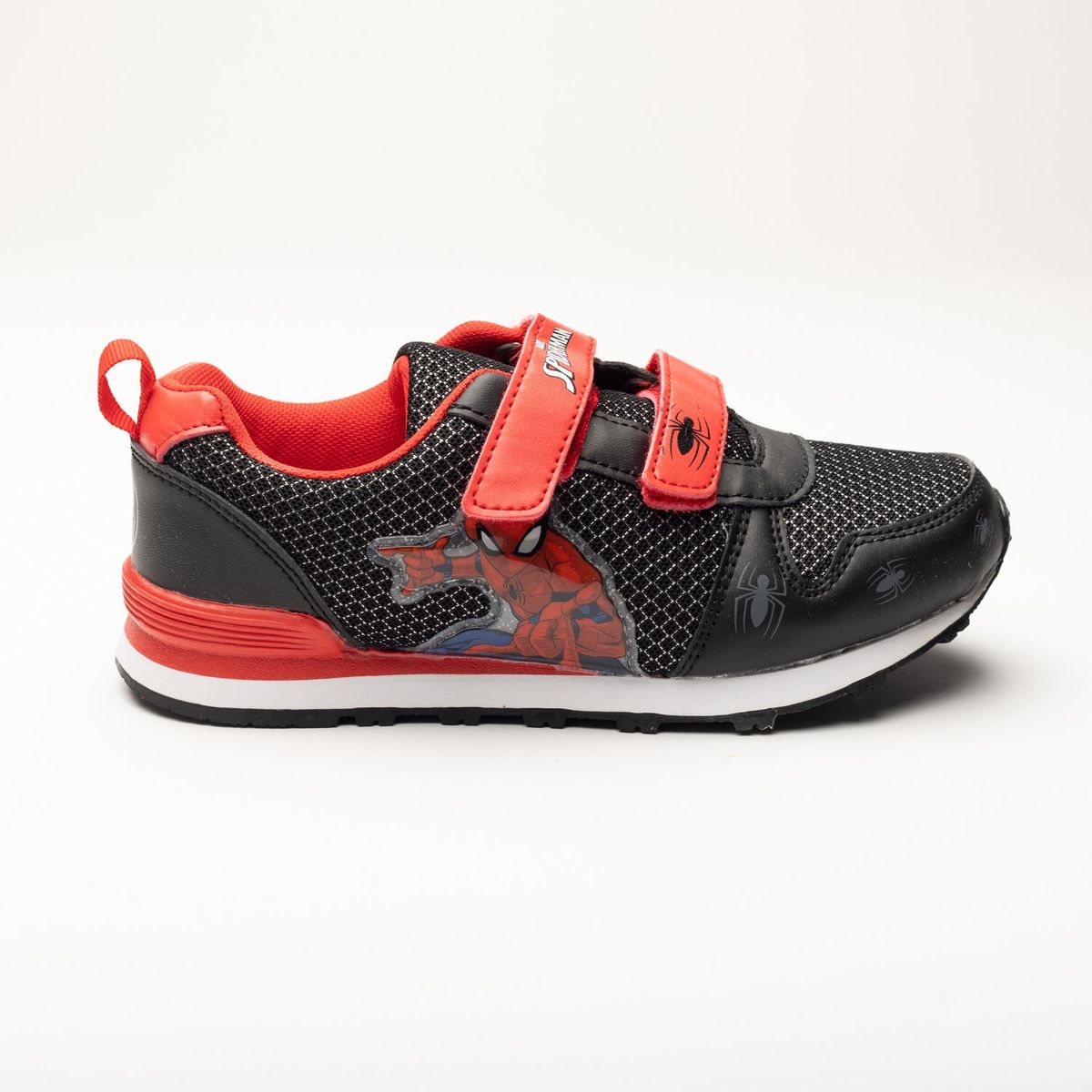 MARVEL - Zapatilla Niño Spiderman Telaraña Negro Marvel