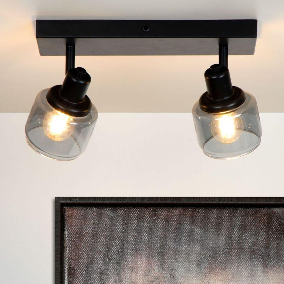 BOSCO - BARRA DIRECCIONAL BJORN NEGRO 2xE14 BOSCO