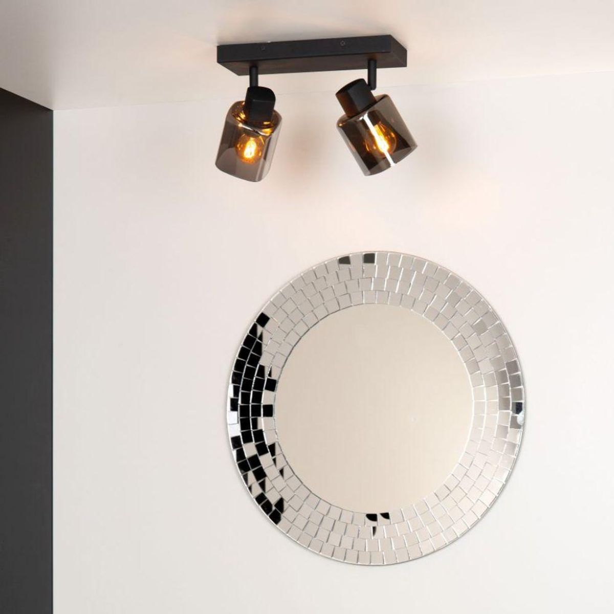 BOSCO - BARRA DIRECCIONAL ALION NEGRO 2xE14 BOSCO