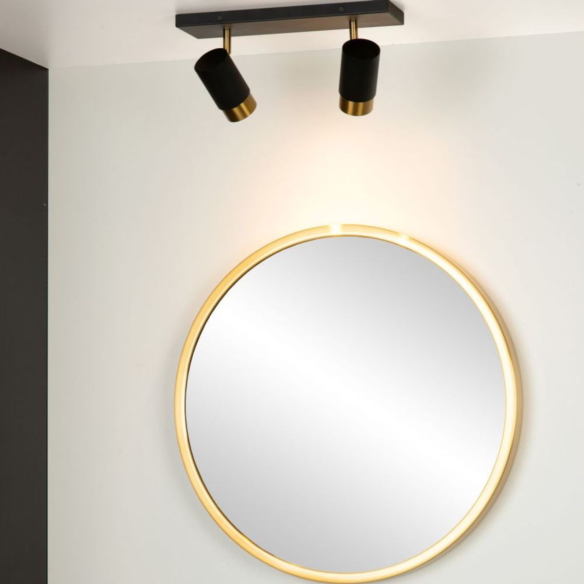 BOSCO - BARRA DIRECCIONAL FLORIS NEGRO 2xGU10 BOSCO