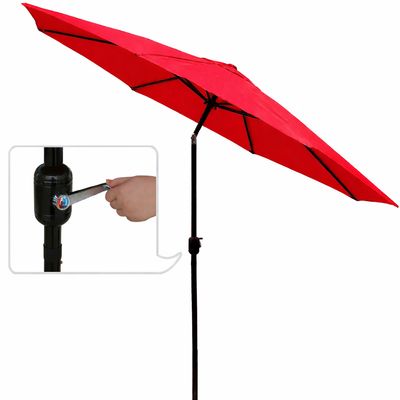 Imagen 2 del producto Quitasol Rojo 2,7 metros Diámetro.