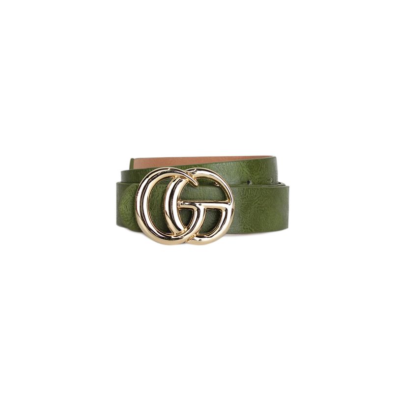 CARVEN - Cinturón mujer Tunja verde Carven Paris