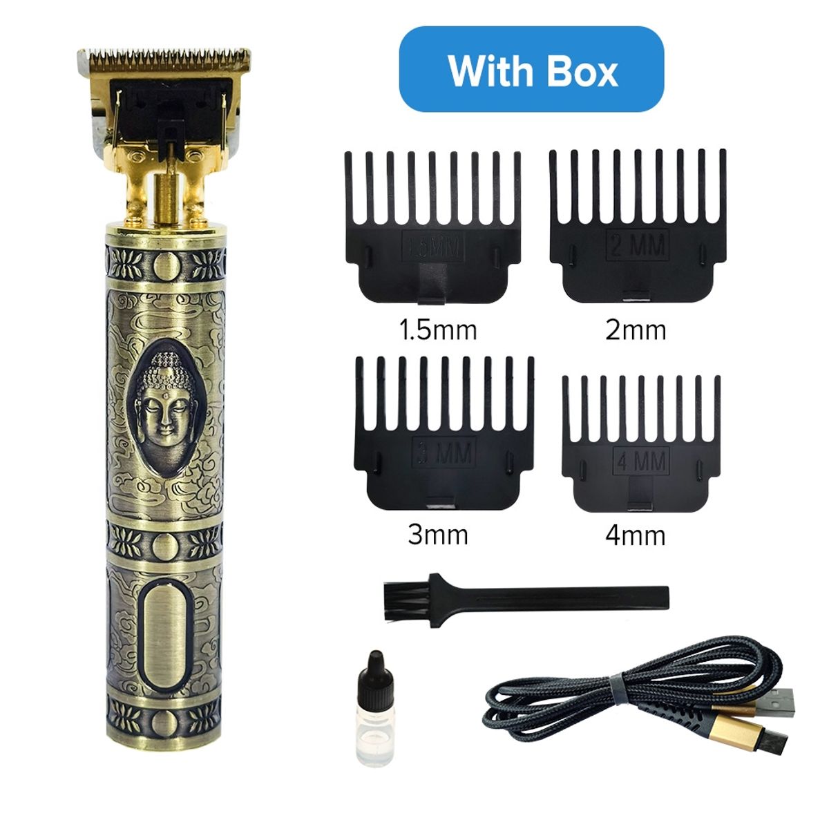 GEMEI - Rasuradora Afeitadora Corta Pelo Profesional Recargable Alta precisión