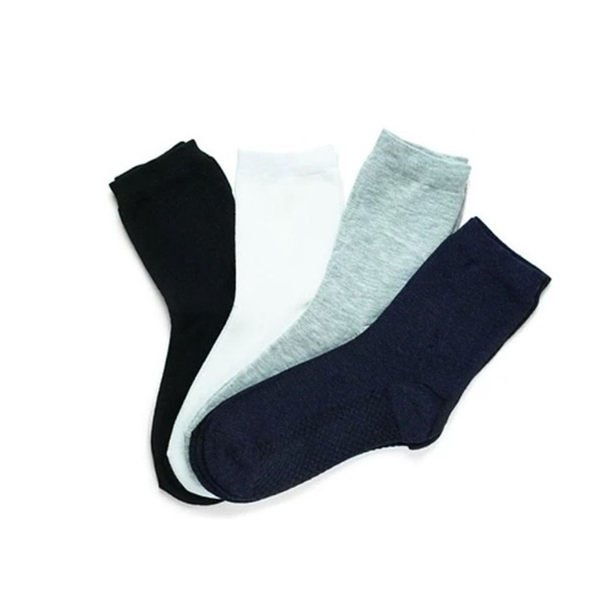 EVERSO - Pack 12 Pares Calcetines De Niño Bambú Liso.