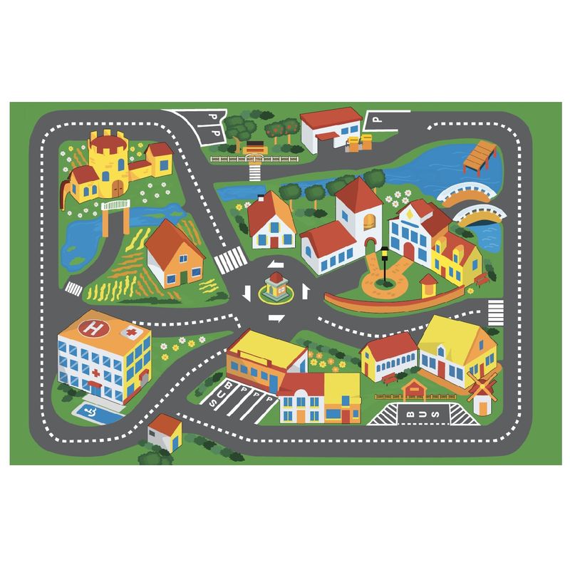 CARPET MART - Alfombra Infantil City 80x120 cms