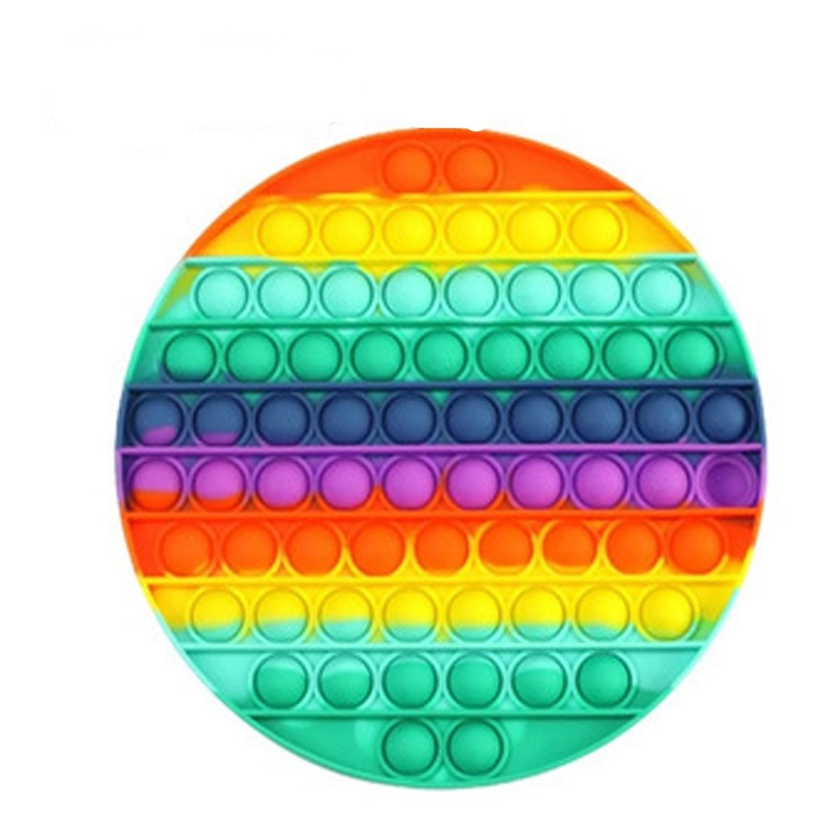 GENERICO - Pop It Fidget Toy Push Pop Fidget Juguete Sensorial circulo XL