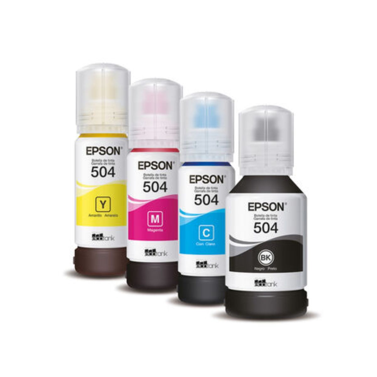 EPSON - Pack Tintas Epson T504  Amarillo Cian Magenta Negra Originales