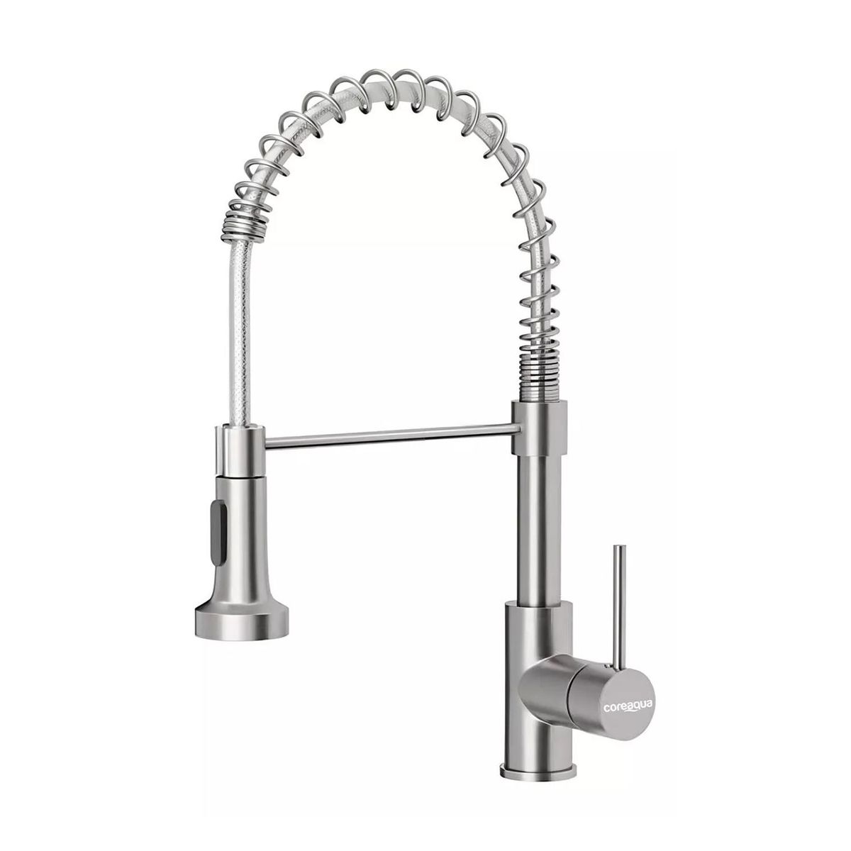 COREAQUA - Llave Monomando Lavaplatos Flex Griferia Cocina Coreaqua - Plateado