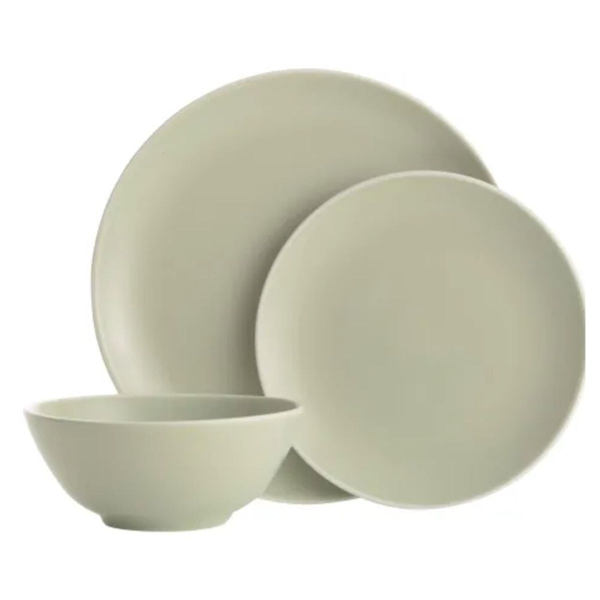 MASON CASH - Juego Loza Classic Collection 12 Piezas Menta