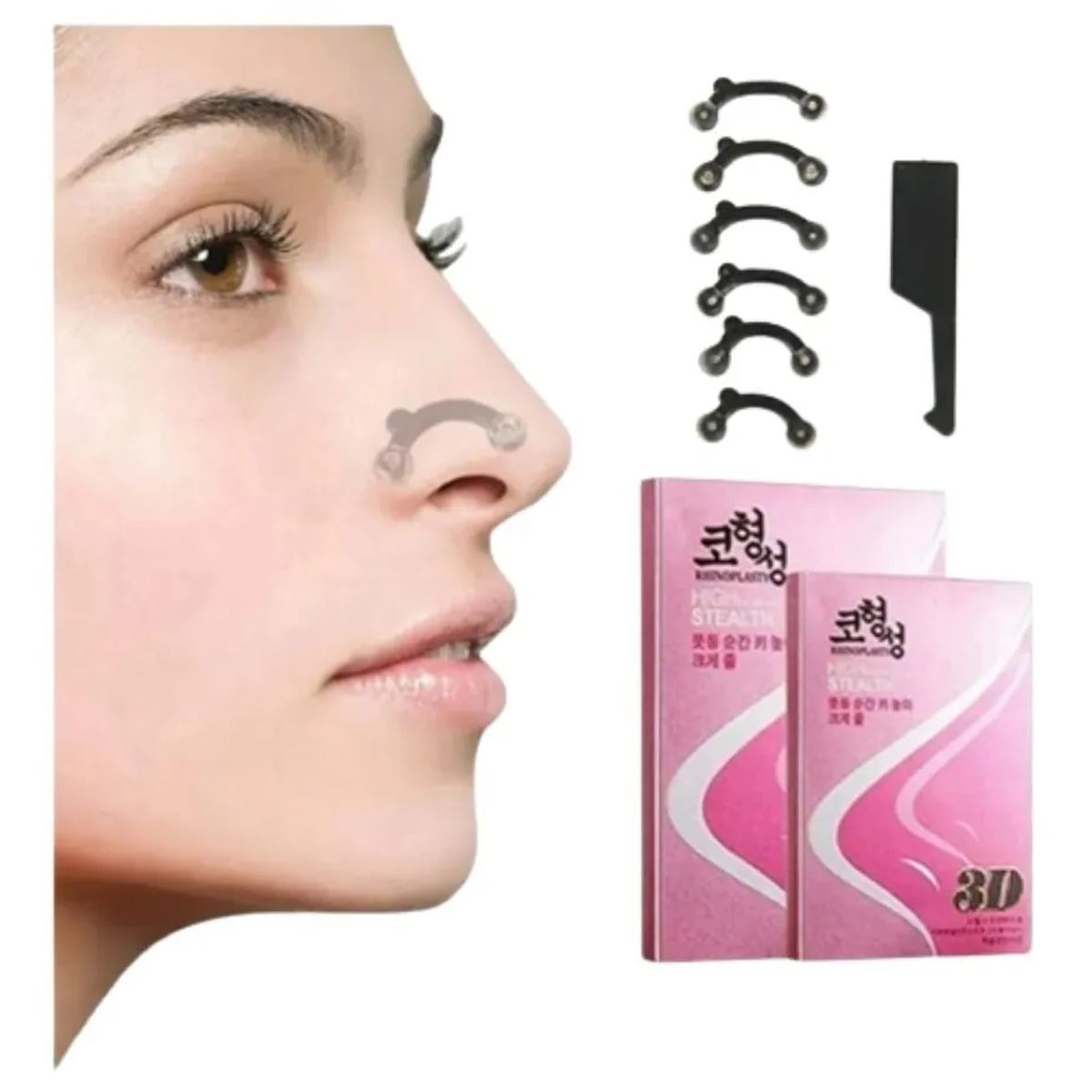 LIKE SHOP - Corrector Nasal Respingador De Nariz Instantáneo 3 Medidas