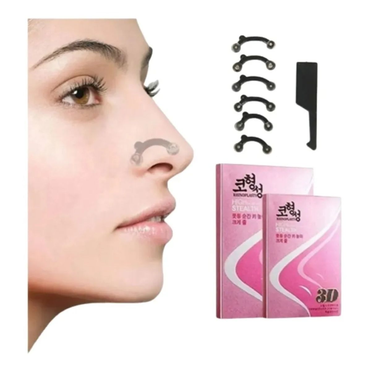 LIKE SHOP - Corrector Nasal Respingador De Nariz Instantáneo 3 Medidas