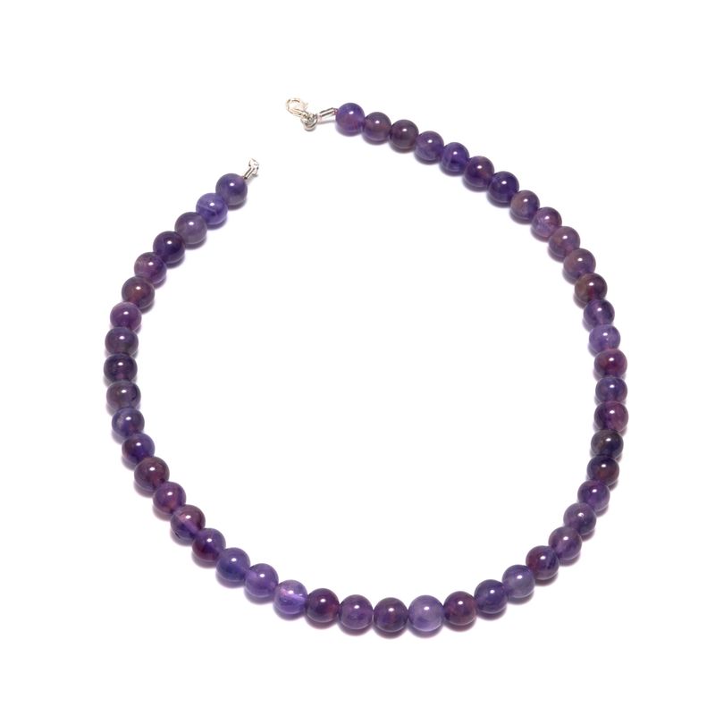 MCPTIENDATALLER - Collar de piedras amatista