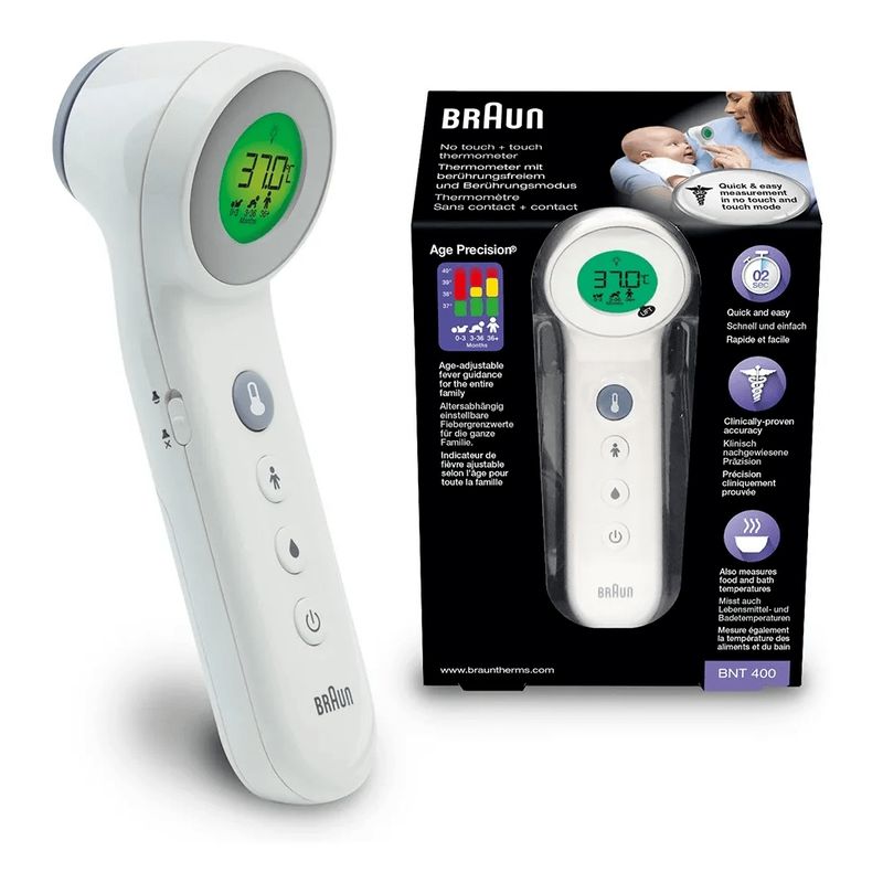 BRAUN - Braun Termómetro Sin Contacto - Modelo Bnt400we