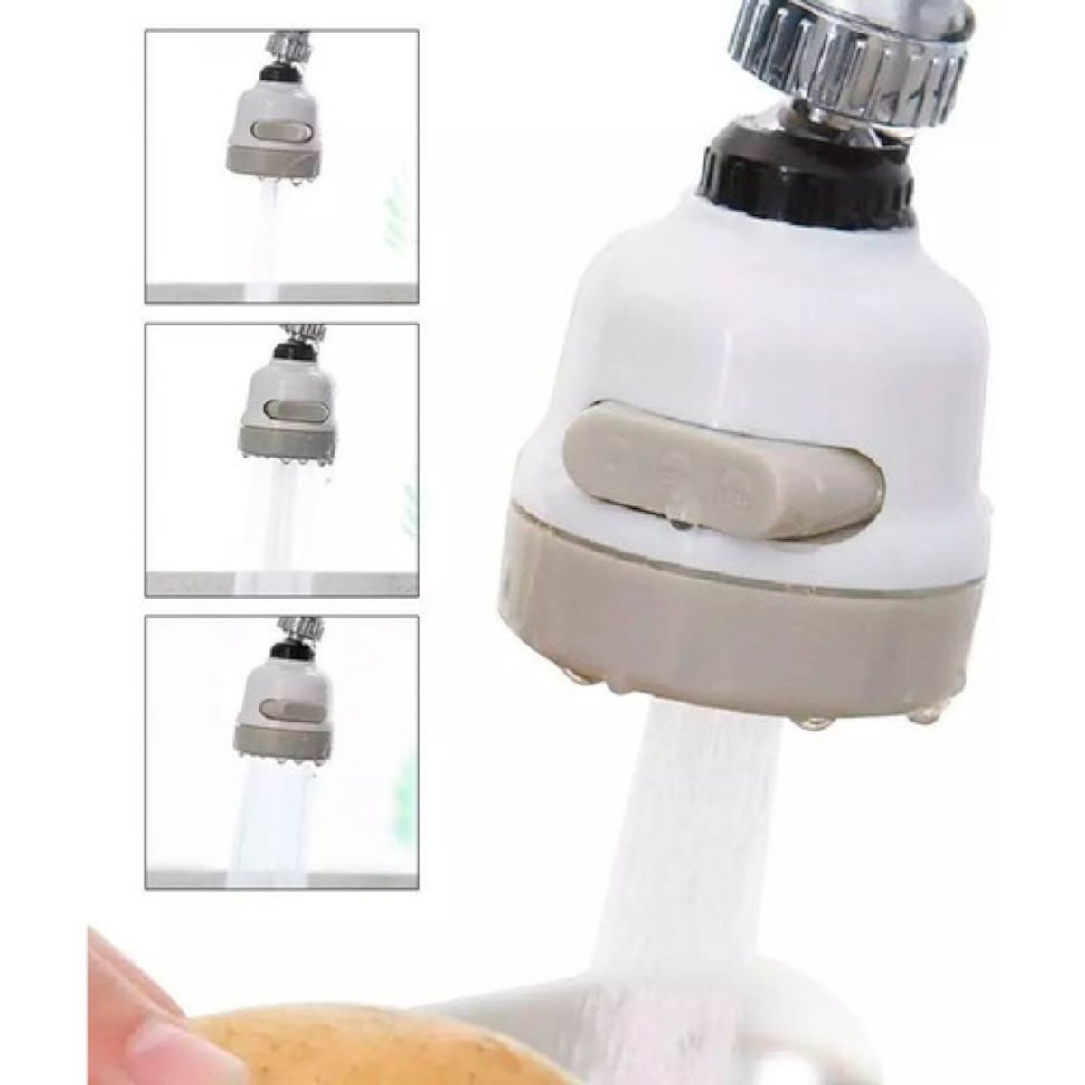 GENERICO - Grifo Para Lavaplatos Adaptable Llave Giratorio Flexible