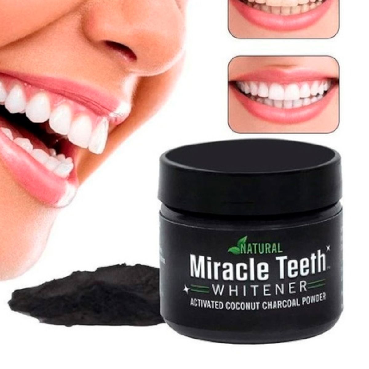 GENERICO - Blanqueador Dental Pasta Natural Carbon Miracle