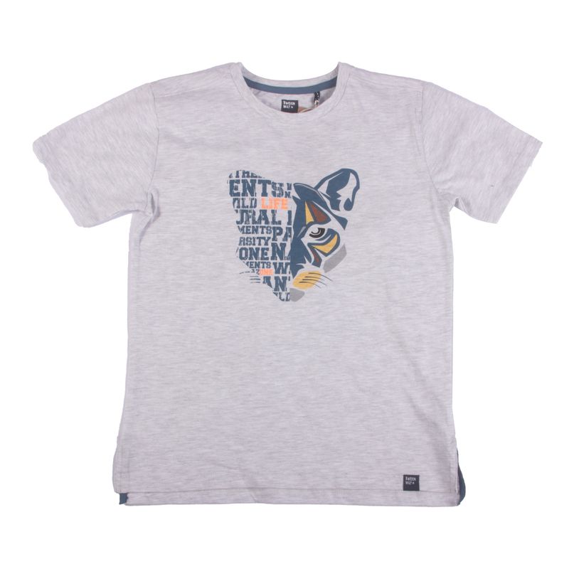 PILLIN - Polera Niño Gris claro Pillin PILLIN