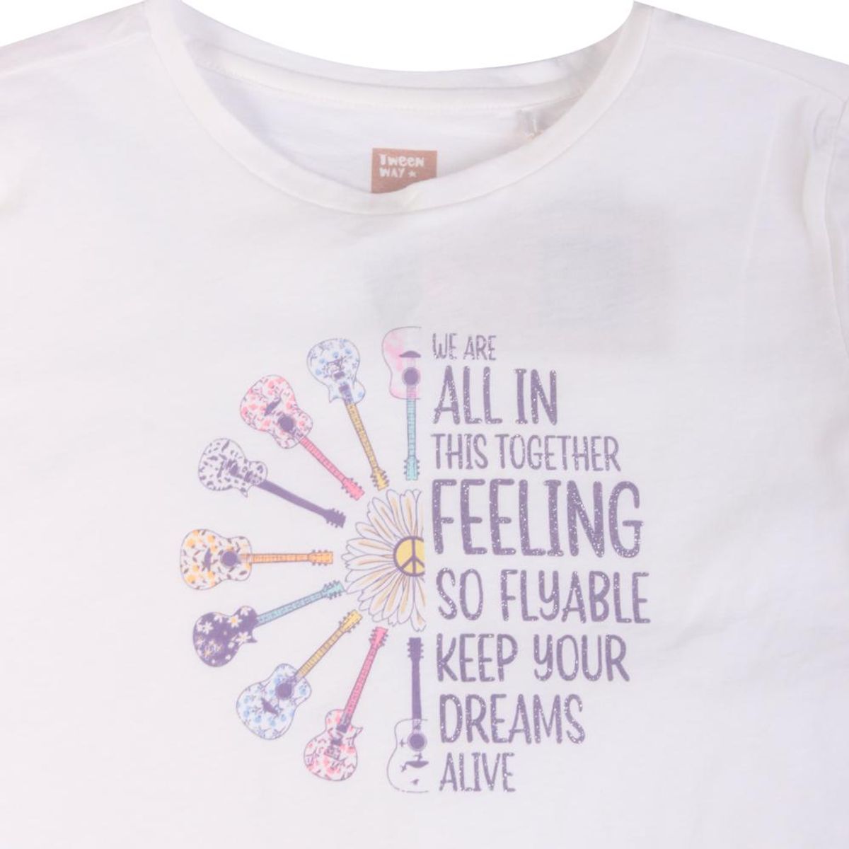 PILLIN - Polera Niña Blanco Pillin - Blanco