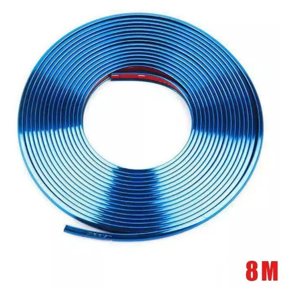 GENERICO - Moldura Para Llantas Decorativa Y Protectora AZUL Auto