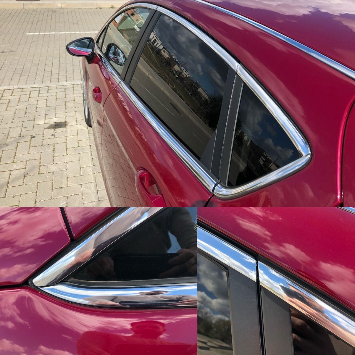 GENERICO - Moldura Cromada 18mm Adhesiva Auto Tuning Universal