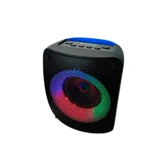 MONSTER - Parlante TWS Speaker 4 Luces RGB, Potencia 10W, Radio FM