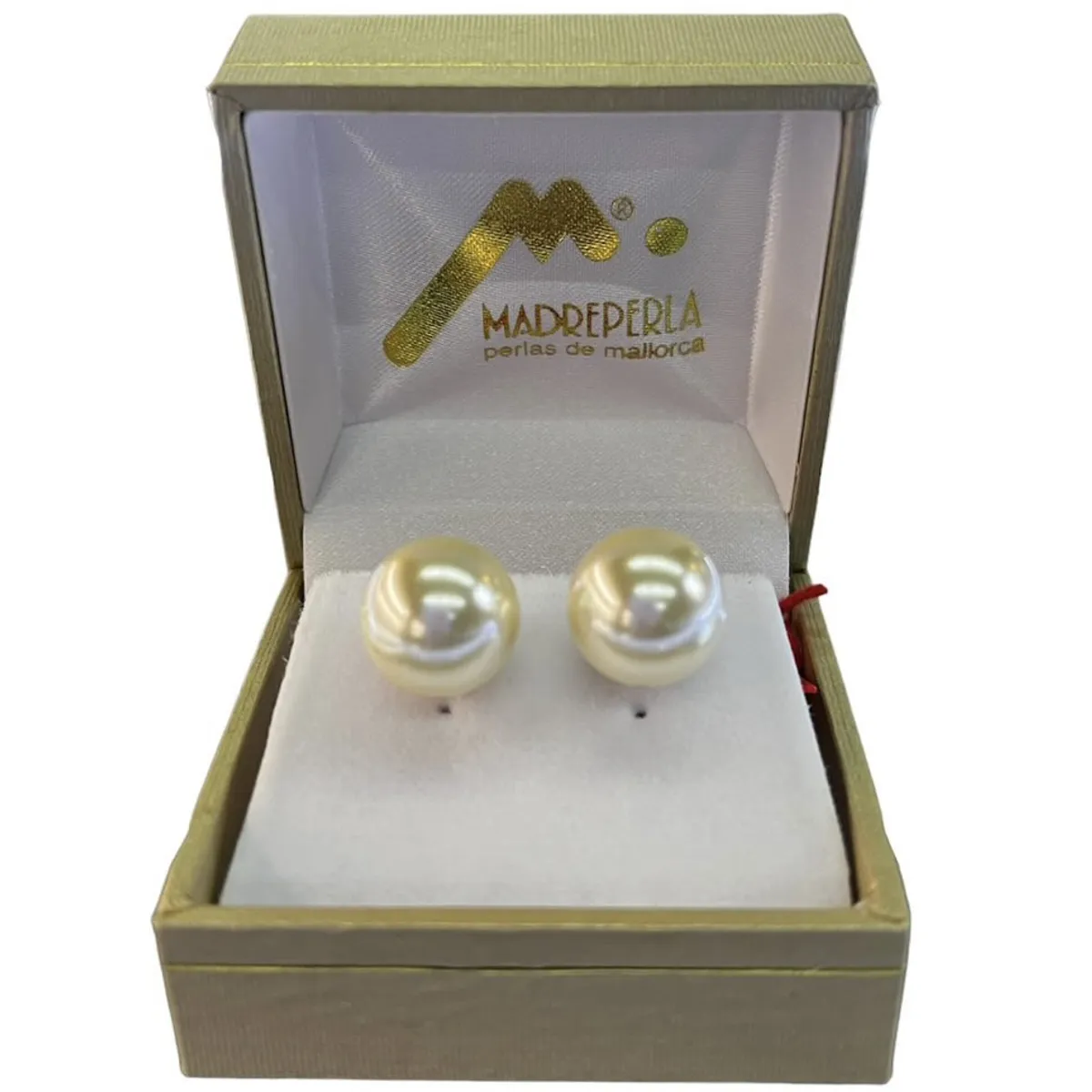 MALLORCA - Aros Perlas de Mallorca N°12 bañado en Oro 18K