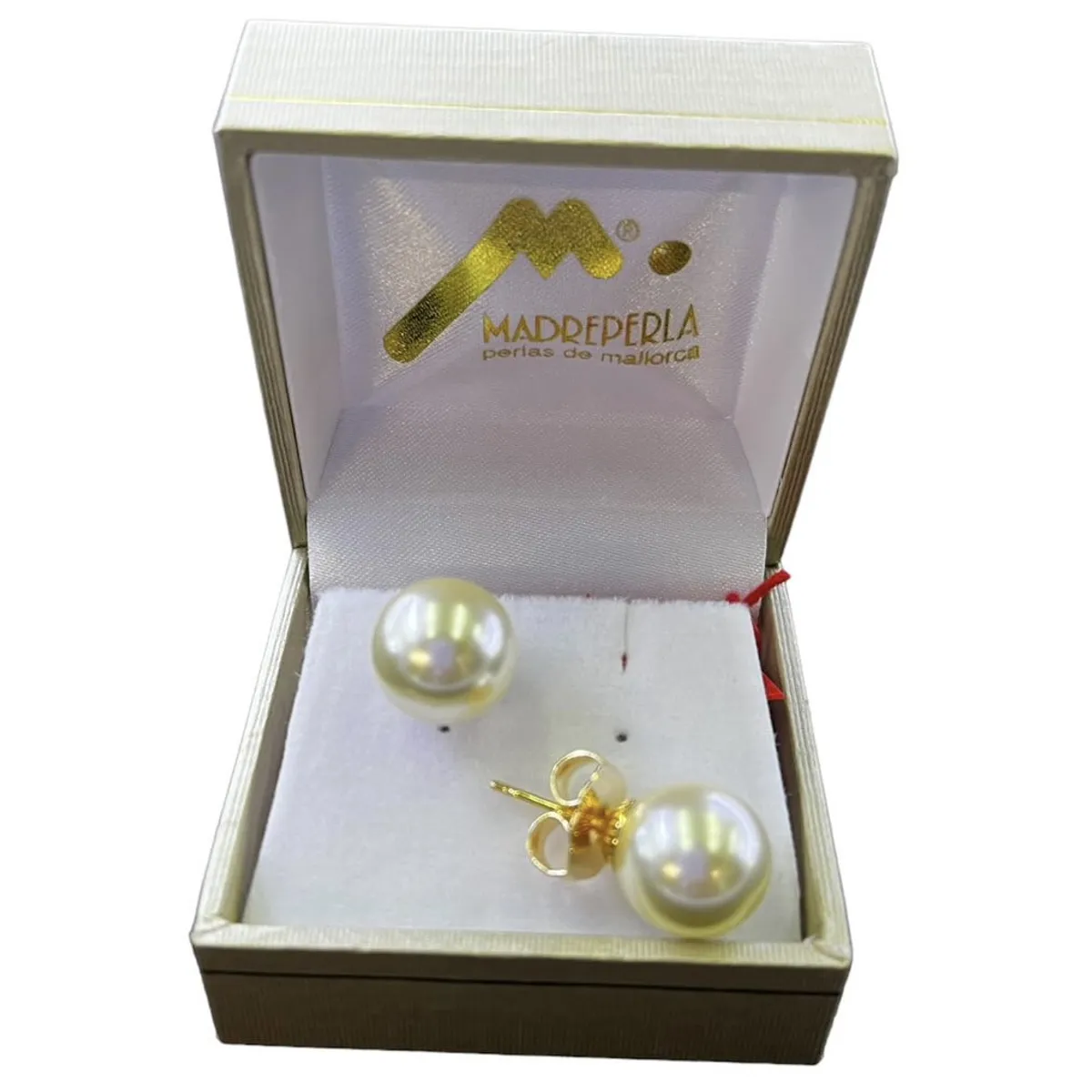 MALLORCA - Aros Perlas de Mallorca N°12 bañado en Oro 18K