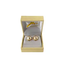 MALLORCA - Aros media perlas de N°10 Enchapado en Oro