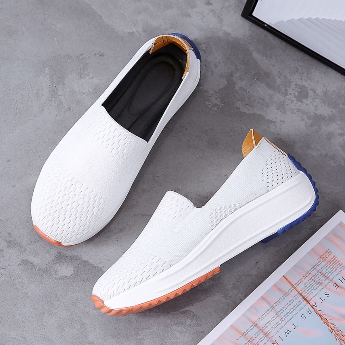 GENERICO - Zapatillas sin Cordones transpirables y cómodas para mujer.
