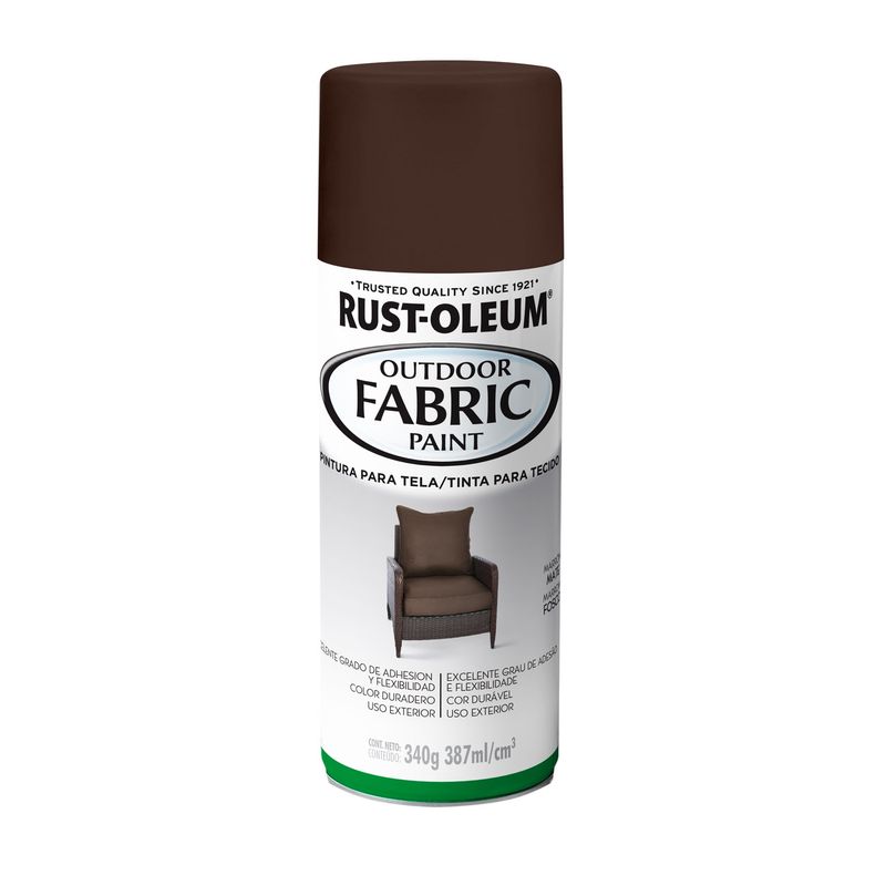 RUST OLEUM - Pintura para tela en spray Marrón Mate