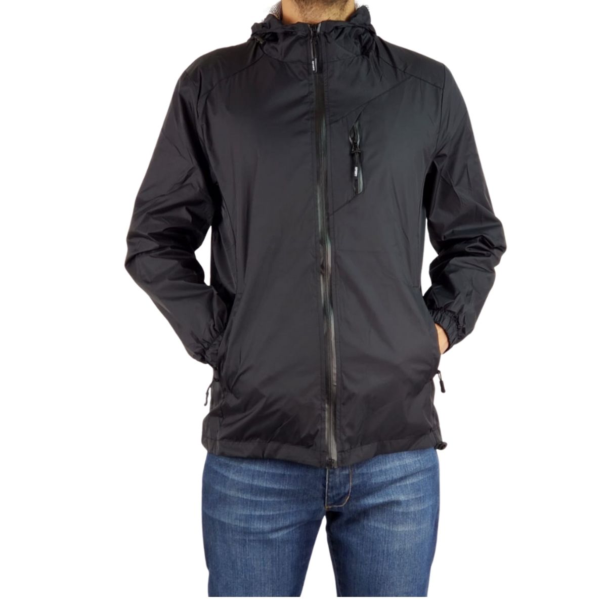 LOOK SHOP - Chaqueta Corta Viento Impermeable Parka Liviana 283