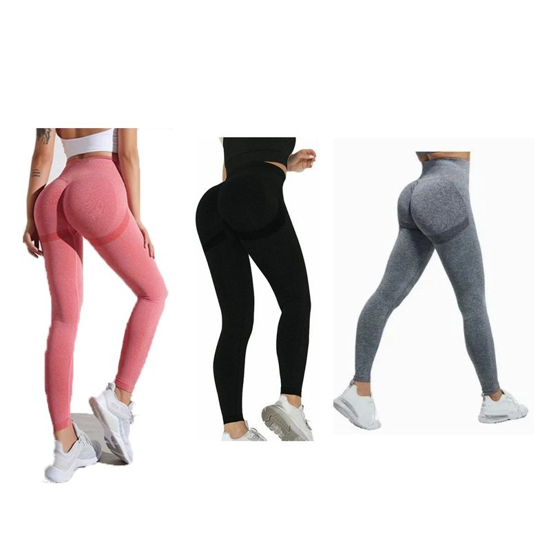 EVERSO - Calzas Leggings Push Up Deportivos Cintura Alta
