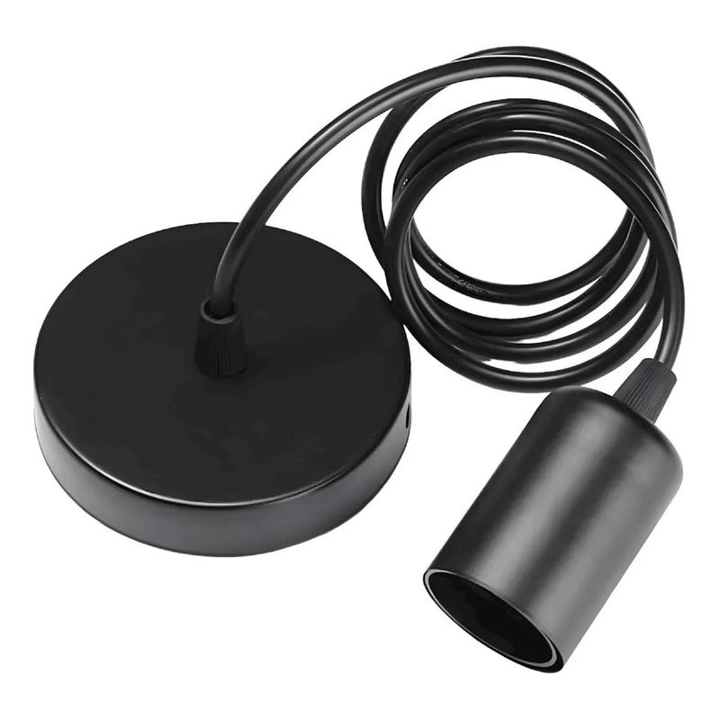 GENERICO - Lampara Colgante Rustica Soquete Vintage Soquete E27 Retro