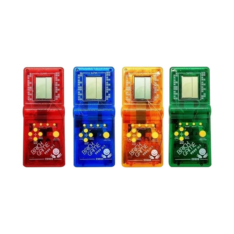 GENERICO - Consola Tetris Brick Game 9999 Juegos en 1 Niños