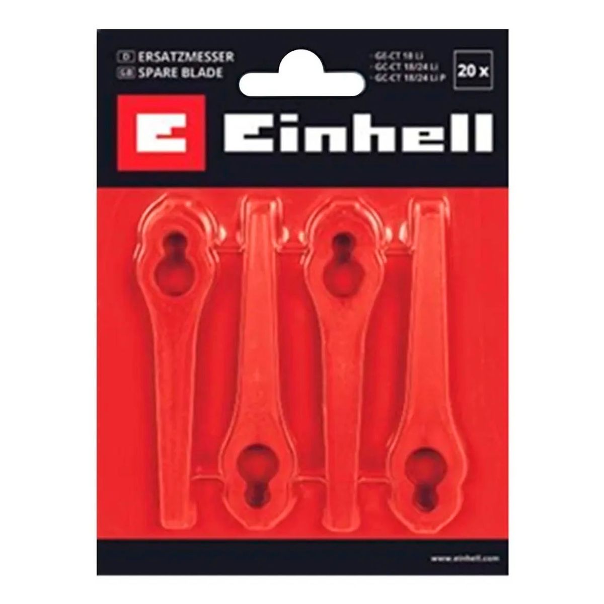 EINHELL - Cuchillas Repuestos Orilladora Inalámbrica Einhell 20 Piezas