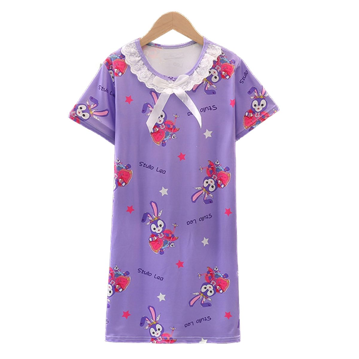 EVERSO - Camisa De Dormir Pijama Niña Verano Algodóntalla Grande