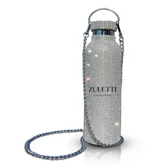 GENERICO - Termo Zuletti con brillos y diamantes botella brillante 900ml