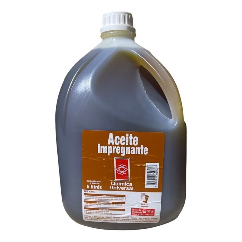 UNIVERSAL - ACEITE IMPREGNANTE BIDON 5 LITROS