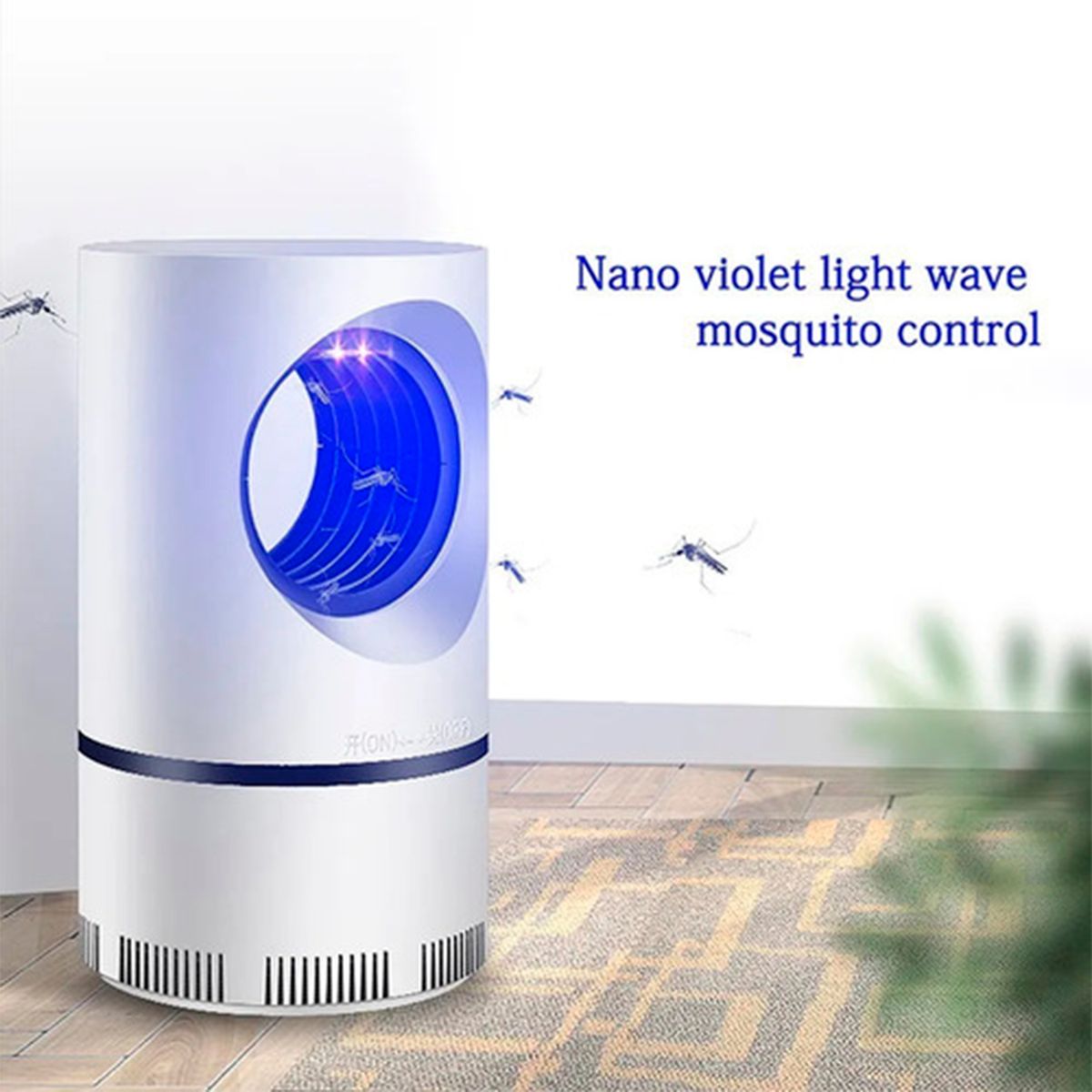 GENERICO - Lampara Usb Mata Insectos Electrico Mata Zancudos Mosquitos